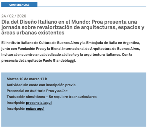 Diseño italiano Proa